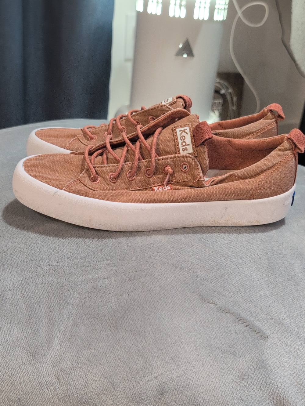 Keds Women's Rust Canvas Low-Top Sneakers